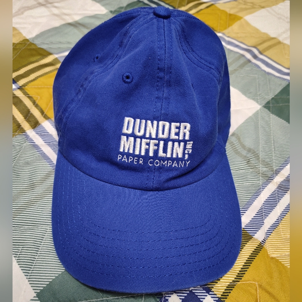 💙 Blue Dunder Mifflin Baseball Cap